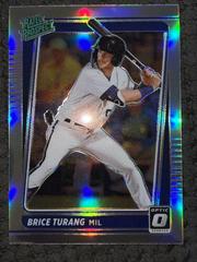 Brice Turang [Holo] #RP17 Baseball Cards 2021 Panini Donruss Optic Rated Prospect Prices