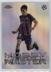 Pedri Soccer Cards 2022 Topps Chrome UEFA Club Competitions Hobby Masters Prices