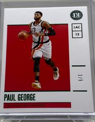 Paul George [Green] Basketball Cards 2019 Panini Encased Prices