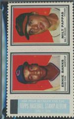 Ernie Banks [Milt Pappas] Baseball Cards 1962 Topps Stamp Panels Prices