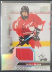 Sarah Fillier [Jersey] Hockey Cards 2022 Upper Deck Team Canada Juniors Prices