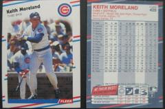 Keith Moreland #425 Baseball Cards 1988 Fleer Prices