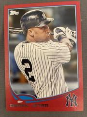 Derek Jeter [Batting Red Border] #2 Baseball Cards 2013 Topps Prices