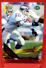 Carl Banks [1000 Stripe] #108 Football Cards 1993 Wild Card Prices