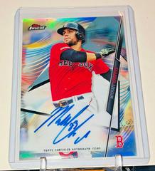 Michael Chavis [Red Refractor] #FA-MC Baseball Cards 2020 Topps Finest Autographs Prices