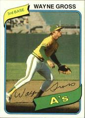 Wayne Gross #363 Baseball Cards 1980 Topps Prices