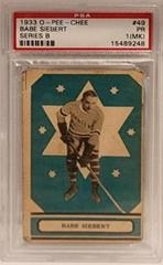 Babe Siebert [Series B] Hockey Cards 1933 O-Pee-Chee Prices