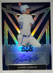 Aaron Sabato [Blue] Baseball Cards 2020 Leaf Valiant Autographs Prices