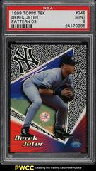 Derek Jeter [Pattern 03] #24B Baseball Cards 1999 Topps Tek Prices