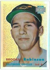 Brooks Robinson [1957 Reprint] #2 Baseball Cards 2001 Topps Archives Reserve Prices