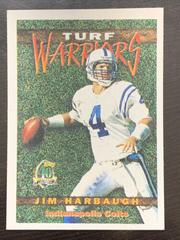 Jim Harbaugh Football Cards 1996 Topps Turf Warriors Prices