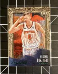 Kristaps Porzingis [Jade] Basketball Cards 2018 Panini Court Kings Portraits Prices