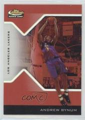 Andrew Bynum [Red Refractor] #200 Basketball Cards 2004 Finest Prices