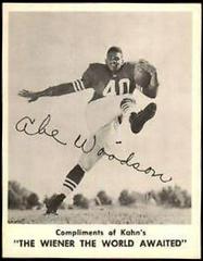 Abe Woodson Football Cards 1963 Kahn's Wieners Prices