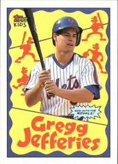 Gregg Jefferies Baseball Cards 1992 Topps Kids Prices