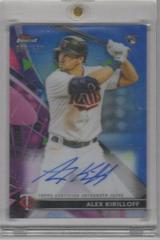 Alex Kirilloff [Blue Refractor] Baseball Cards 2021 Topps Finest Autographs Prices