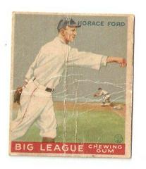 Horace Ford Baseball Cards 1933 World Wide Gum Prices