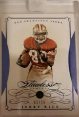 Jerry Rice [Sapphire] Football Cards 2015 Panini Flawless Prices