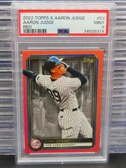 Aaron Judge [Red] #82 Baseball Cards 2022 Topps X Aaron Judge Prices