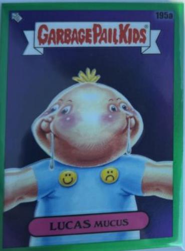 LUCAS Mucus [Green Refractor] #195a 2022 Garbage Pail Kids Chrome