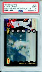 Barry Larkin #13 Baseball Cards 1996 Denny's Instant Replay Holograms Prices