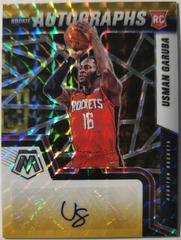 Usman Garuba [Choice Black Gold] #RAM-USG Basketball Cards 2021 Panini Mosaic Rookie Autographs Prices