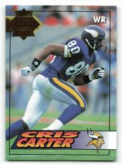 Cris Carter [Gold] #122 Football Cards 1994 Collector's Edge Prices