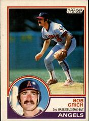 Bob Grich #381 Baseball Cards 1983 O Pee Chee Prices