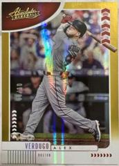 Alex Verdugo [Spectrum Gold] #2 Baseball Cards 2020 Panini Absolute Prices