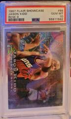 Jason Kidd [Row 0] #55 Basketball Cards 1997 Flair Showcase Prices