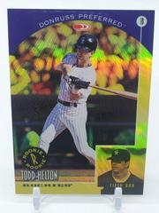 Todd Helton #140 Baseball Cards 1998 Donruss Preferred Prices