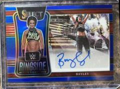 Bayley [Blue Prizm] Wrestling Cards 2022 Panini Select WWE Ringside Action Signatures Prices