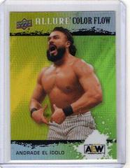 Andrade El Idolo [Yellow Green] #R-22 Wrestling Cards 2022 Upper Deck Allure AEW Color Flow Prices