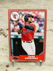 Jose Ramirez [Red] #T87-93 Baseball Cards 2022 Topps 1987 Prices