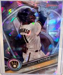 Jackson Chourio [Atomic] #TP-19 Baseball Cards 2022 Bowman's Best Top Prospects Prices