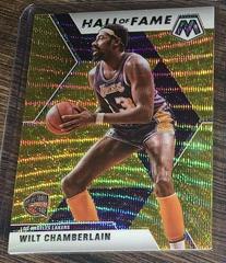 Wilt Chamberlain [Gold Wave] Basketball Cards 2019 Panini Mosaic Prices