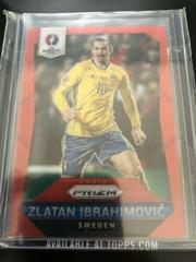 Zlatan Ibrahimovic [Red Prizm] Soccer Cards 2016 Panini Prizm UEFA Prices