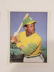 Rickey Henderson #115 Baseball Cards 1981 Topps Stickers Prices