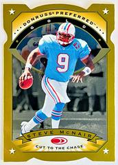 Steve McNair [Cut to the Chase] Football Cards 1997 Panini Donruss Preferred Prices
