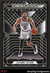 Jayson Tatum #11 Basketball Cards 2021 Panini Obsidian Magnitude Prices