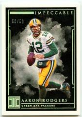 Aaron Rodgers [Silver] #69 Football Cards 2019 Panini Impeccable Prices