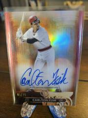 Carlton Fisk [Red] Baseball Cards 2024 Topps Tribute Pillars of the Game Autograph Prices