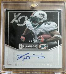 Ricky Williams Football Cards 2016 Panini Playbook X's and O's Signatures Prices