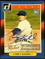 Corey Knebel [Autograph] #59 Baseball Cards 2014 Donruss the Rookies Prices