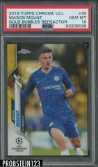 Mason Mount [Gold Bubbles Refractor] Soccer Cards 2019 Topps Chrome UEFA Champions League Prices