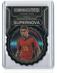 Yeremy Pino [Yellow] #13 Soccer Cards 2022 Panini Obsidian Supernova Prices