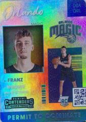 Franz Wagner #8 Basketball Cards 2021 Panini Contenders Permit to Dominate Prices