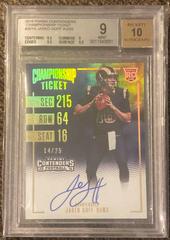 Jared Goff [Autograph Championship Ticket] #301 Football Cards 2016 Panini Contenders Prices