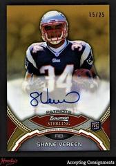 Shane Vereen [Black Refractor] #BSASV Football Cards 2011 Bowman Sterling Autograph Prices