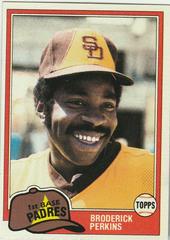 Broderick Perkins #393 Baseball Cards 1981 Topps Prices